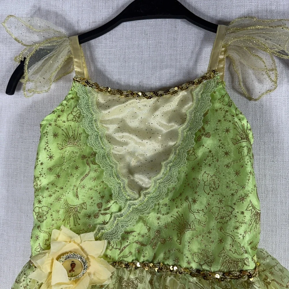 Princess Tiana Disney girls dress, party dress , costume - Picture 4 of 7